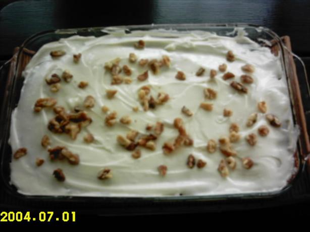 Carrot Cake With Carrot Juice. Photo by chia