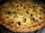 Broccoli Mushroom Feta cheese Quiche