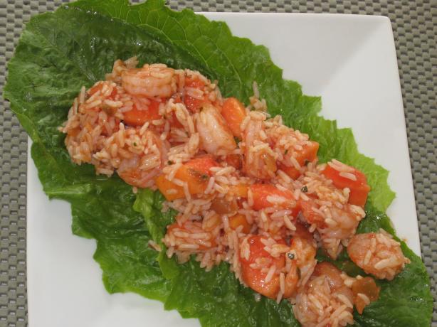 Fire and Ice Salad (Papaya Shrimp Salad). Photo by FrenchBunny