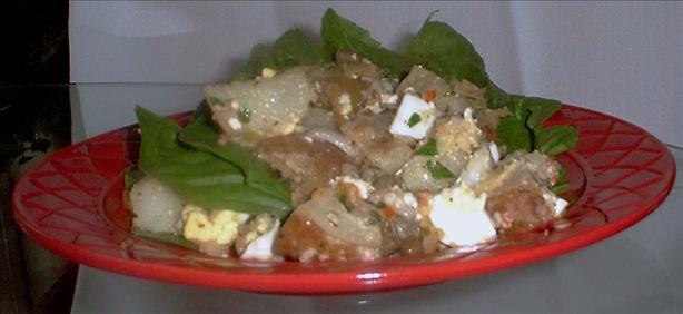 Greek Potato Salad II. Photo by SusieQusie