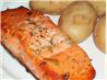 Grilled Limoncello Salmon Steaks