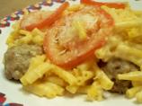 Baked Macaroni and Cheese With Meatballs