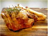 Leg of Lamb with Garlic Sauce