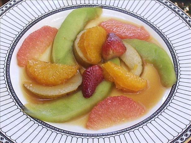Fresh Fruits Flambe. Photo by Fairy Nuff