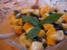 Mango, Banana and Blueberry Salad. Recipe by KitchenCraftsnMore