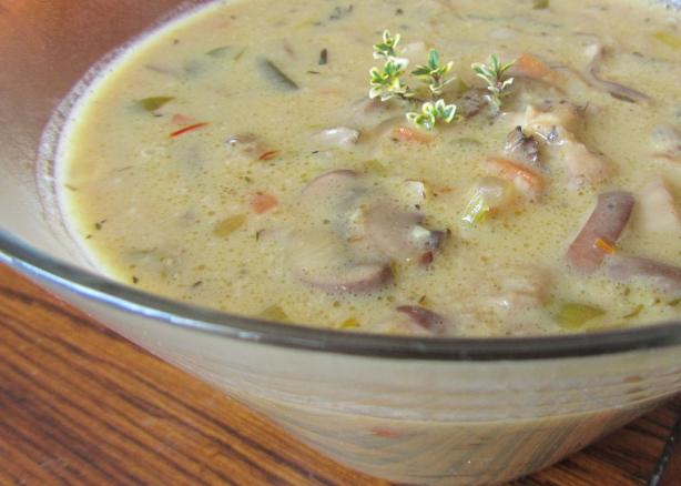 Wild About Creamy Wild Mushroom Soup. Photo by Rita~