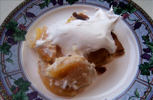 Peaches and Cream Pie. Photo by lazyme