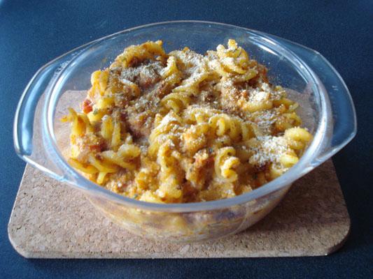 Baked Pasta With Sun-Dried Tomatoes and Ricotta Cheese. Photo by CanadianEmily
