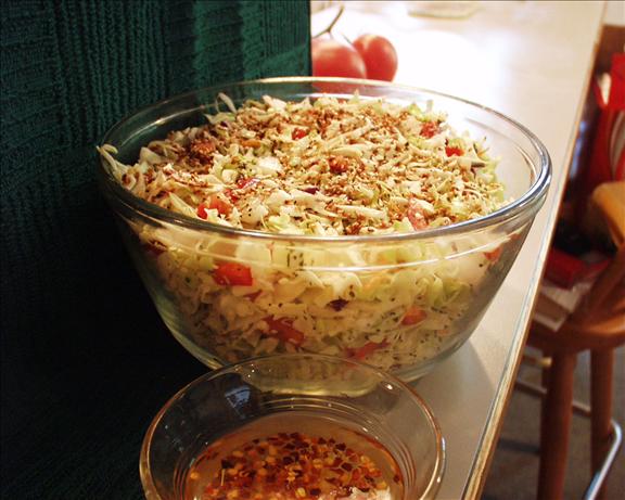 Thai Flavored Coleslaw Salad. Photo by Marsha D.