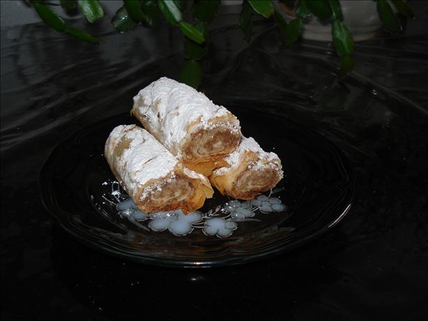 Bourekakia (Baklava 'cigars'). Photo by Dasha