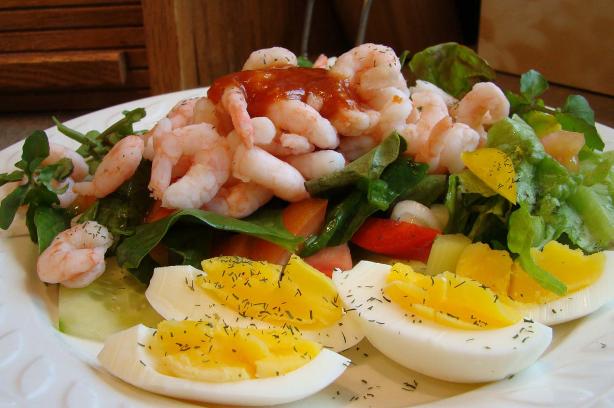 Kitchen Sink Shrimp Salad. Photo by Derf