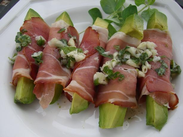 Avocado Wrapped in Prosciutto. Photo by Chef*Lee