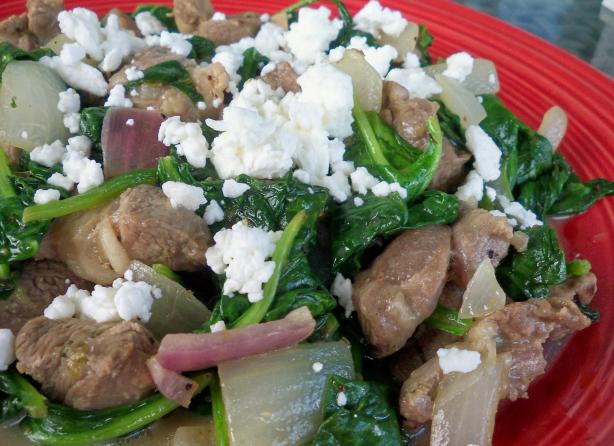 Lamb With Spinach. Photo by *Parsley*