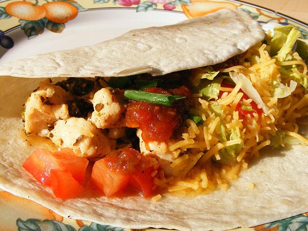 Lime Chicken Soft Tacos. Photo by Lavender Lynn