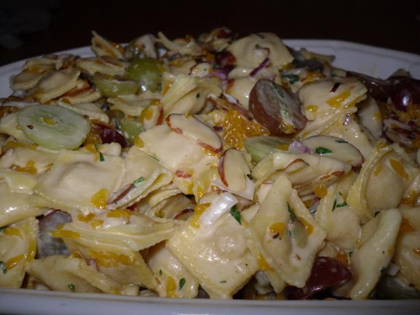 Orange and Grape Tortellini Salad. Photo by Oliver & Fischer's Mommy