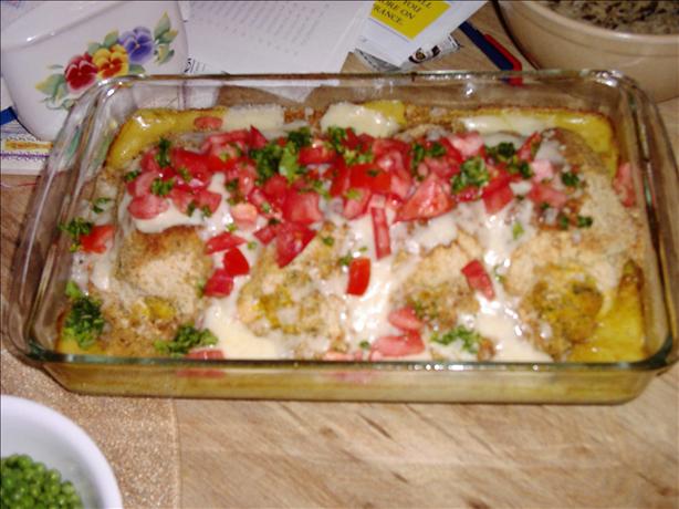 Crab Stuffed Chicken Breasts with Curry Sauce. Photo by Pat Riddle