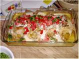Crab Stuffed Chicken Breasts with Curry Sauce