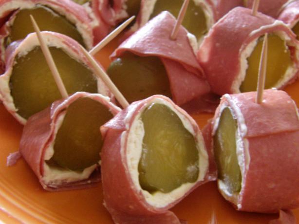 Dill Pickle Ham Pinwheels (Ham Rollups). Photo by mydesigirl