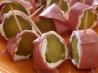 Dill Pickle Ham Pinwheels (Ham Rollups). Recipe by Judikins