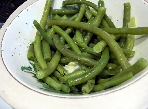 Green Beans with Fresh Dill. Photo by Derf