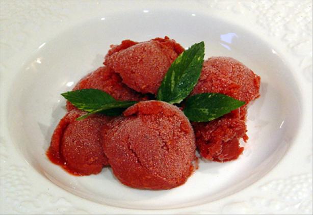 Raspberry Sorbet. Photo by Sackville