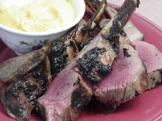 Lamb Chops With a Curry Cream Sauce or Rack of Lamb. Photo by Rita~