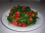 Spinach Saut&eacute; With Red Bell Pepper & Preserved Lemons
