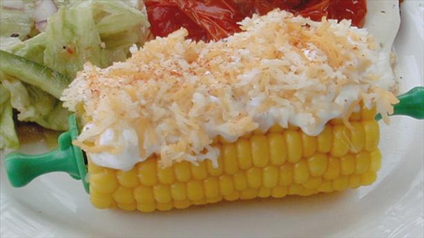 Grilled Mexican-Style Corn. Photo by ms_bold