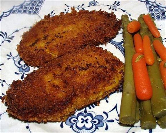Curried Carrot-Hummus Crab Cakes. Photo by twissis