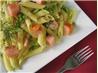 Penne With Smoked Salmon and Peas