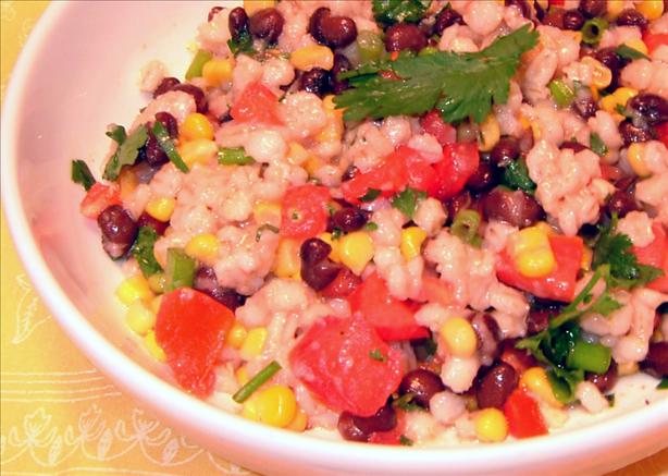 southwestern barley salad. Photo by PanNan