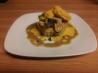 Spicy Tempeh Crepes With a Savoury Carrot Cream Sauce