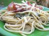 Pasta with Bacon and Spinach