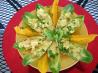 Curried Crab in Endive Spears. Recipe by Jacques Lorrain