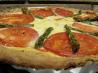 Crab Asparagus Tart. Recipe by Kozmic Blues