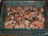 Roasted Jumbo Shrimp With Potatoes, Lemon and Capers