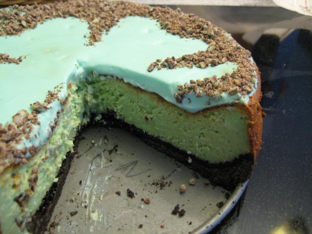 Grasshopper Cheesecake. Photo by Andrew Mollmann