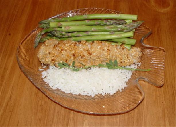Baked Croaker with Cracked Peanuts. Photo by Food.com *