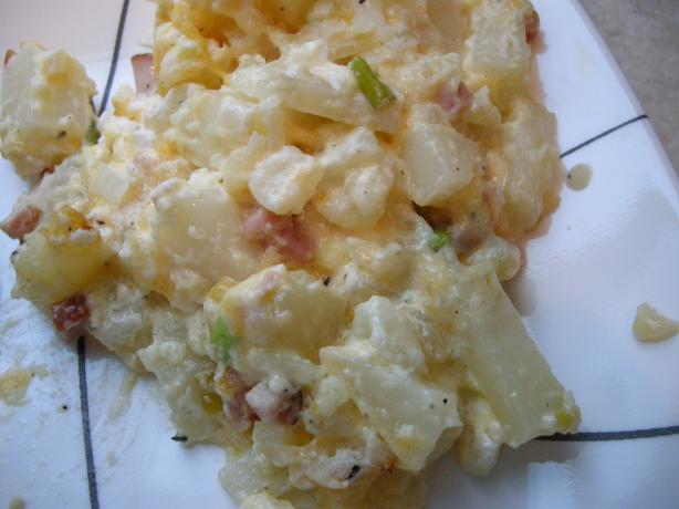 Kittencal's Baked Potato Salad Casserole (Or Cold Potato Salad). Photo by Teddy's Mommy