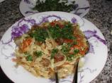 Hungarian Noodles With Vegetarian Sausage