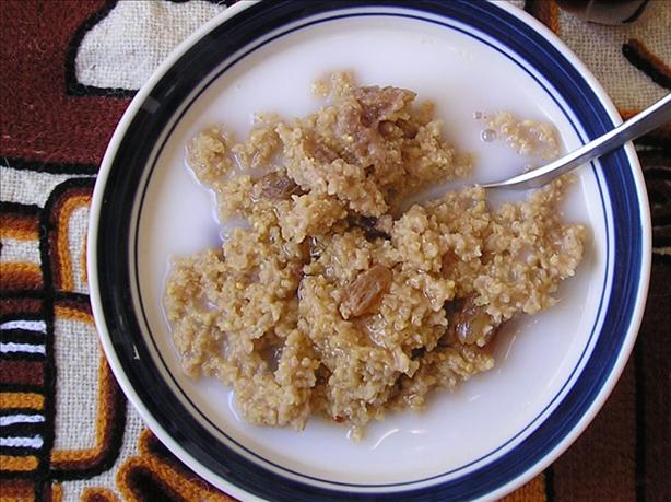 Millet Porridge. Photo by Jenny Sanders