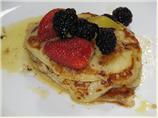 Apple Pancakes with Lemon Spiced Butter