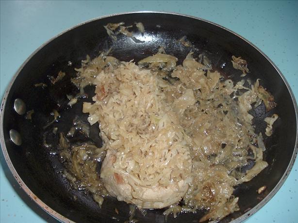 Pork Steak and Sauerkraut. Photo by Bergy
