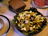 Ginger Apple Salad. Photo by Jenny Sanders