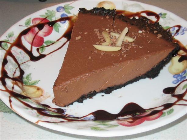 No-bake Chocolate Two Cheese Pie. Photo by AlabamaGirl71