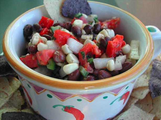 Black Bean and Corn Salad ( Dip ). Photo by Kumquat the Cat's friend
