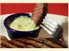 Grilled Strip Steaks With Horseradish Guacamole