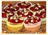 Cherry-Almond Cheesecake Cookie Cups
