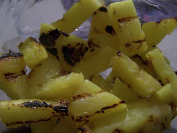 Zesty Grilled Citrus-Mint Pineapple. Photo by wicked cook 46