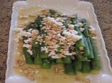 Honey-Lime Asparagus with Goat Cheese. Photo by hollyfrolly